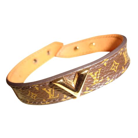 bracelet Louis Vuitton marron